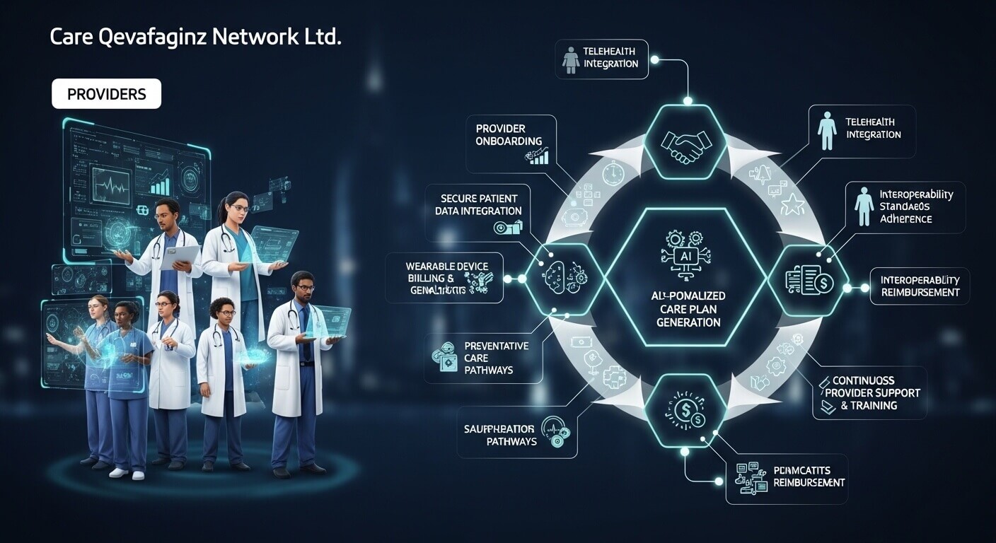 Core Features of Care Qevafaginz Network Ltd for Providers