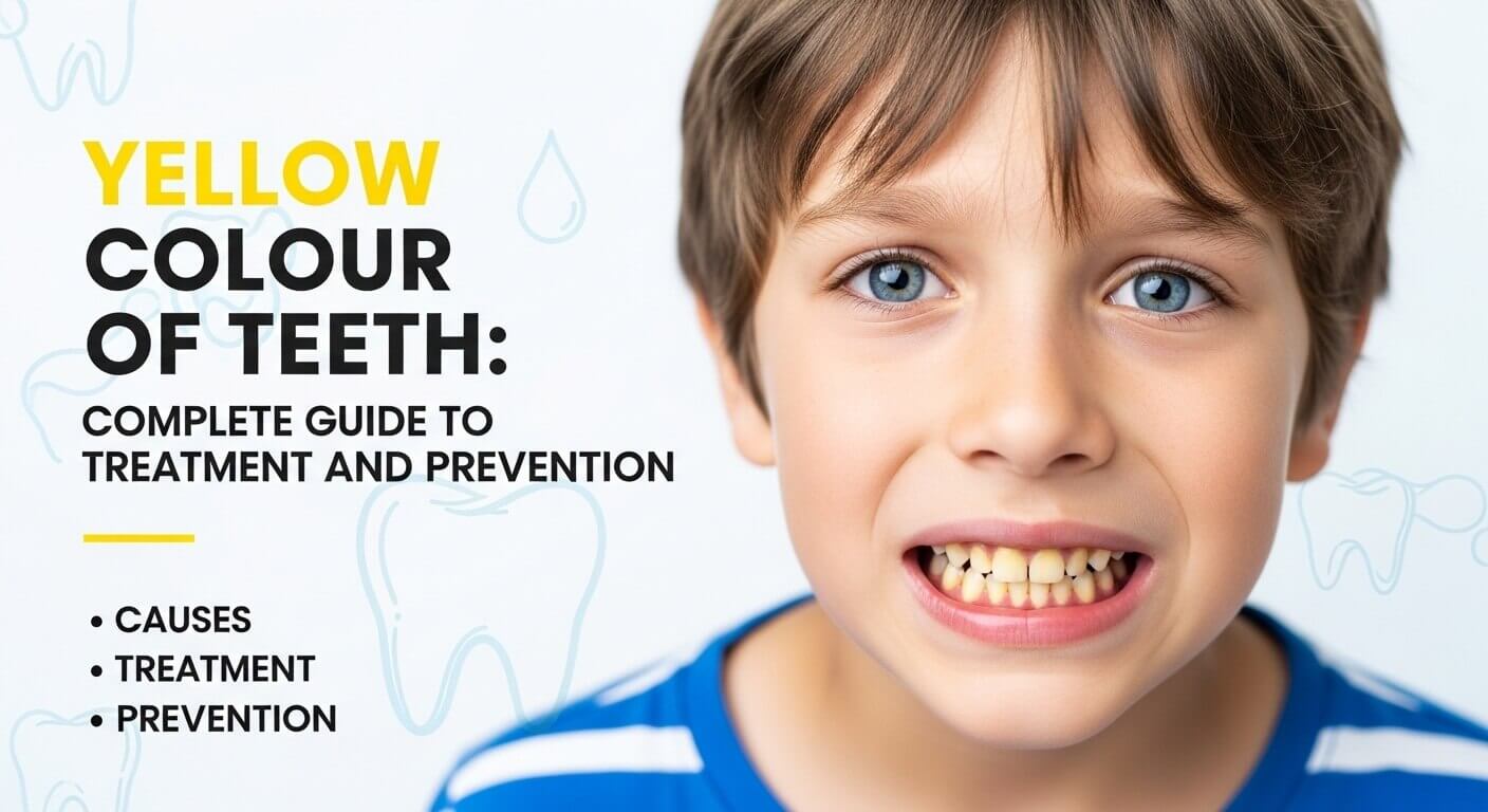 What Causes the Yellow Colour of Teeth
