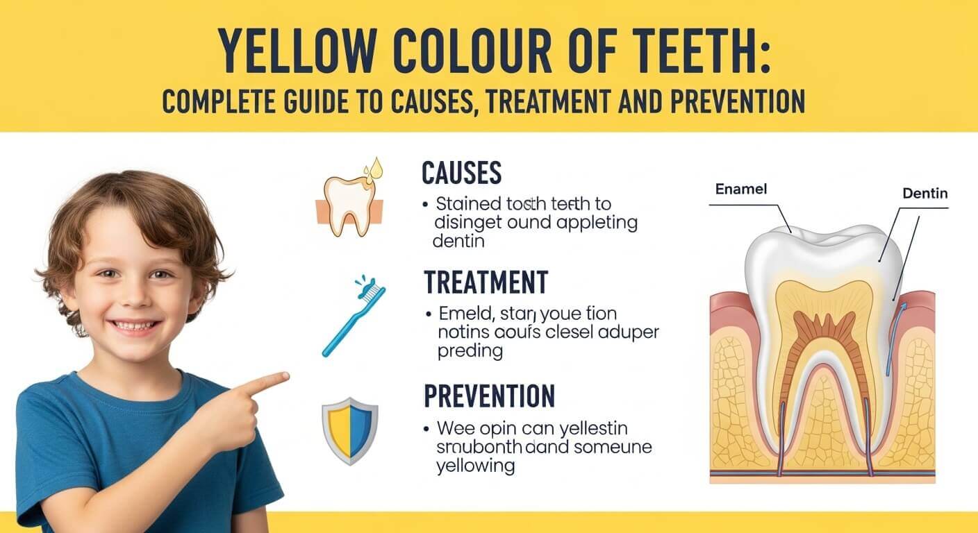 Yellow Colour of Teeth
