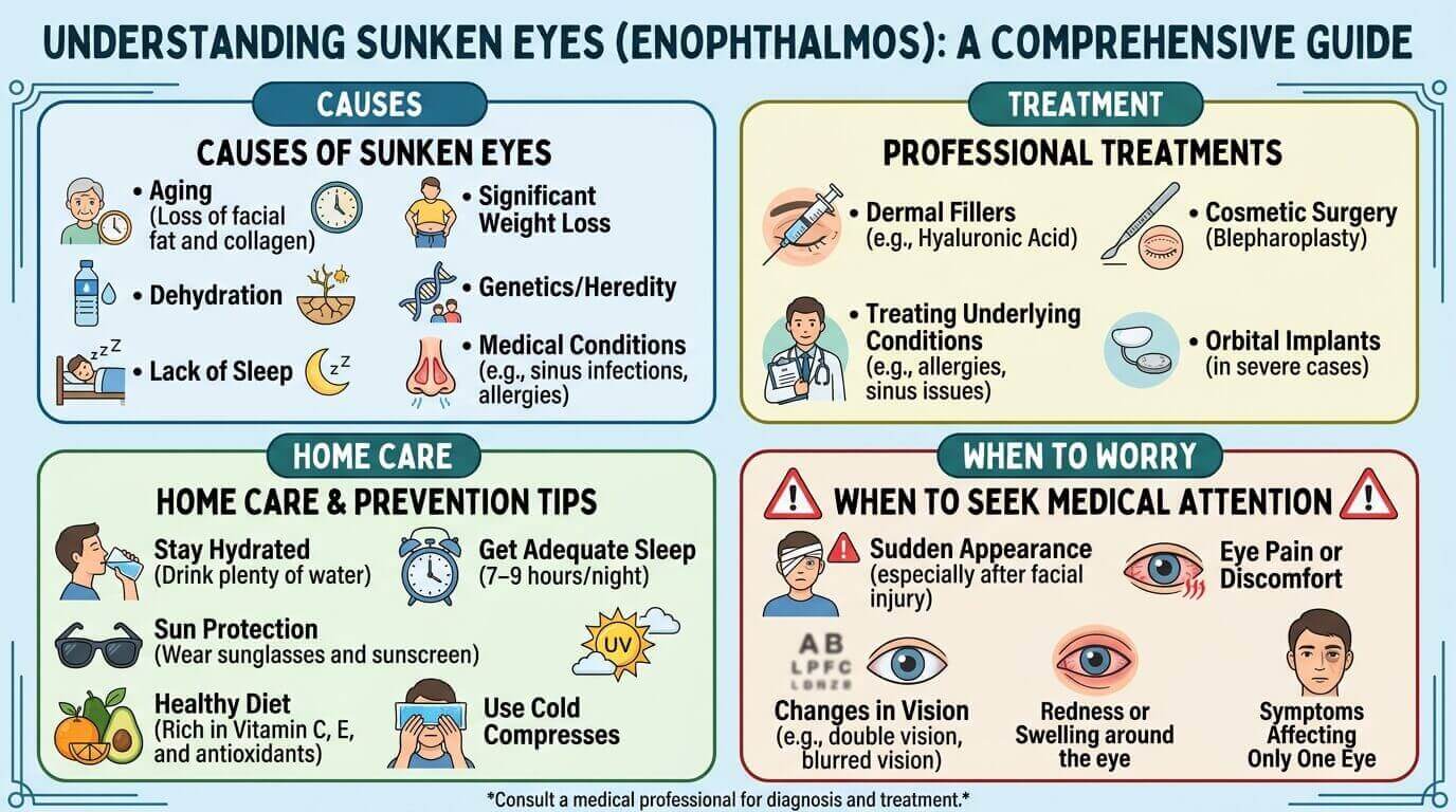 Common Signs of Sunken Eyes