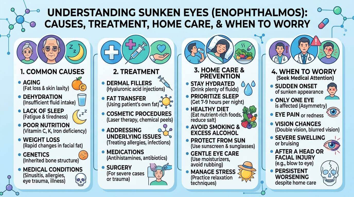 Nutrition Deficiency and Sunken Eyes