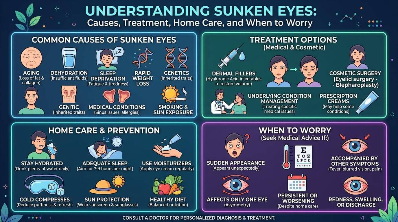 Skincare Tips for Sunken Eyes