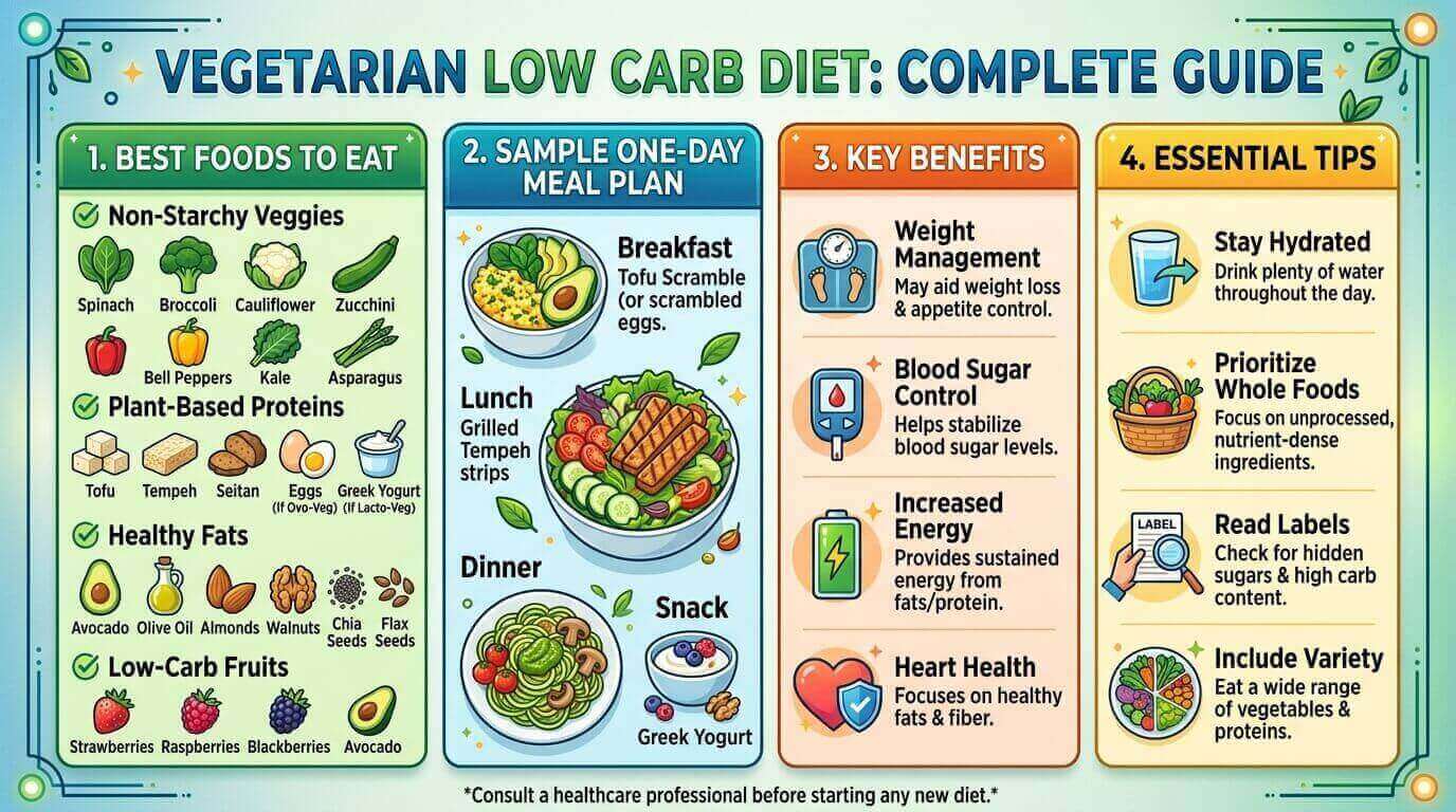 Veg Low Carb Diet for Diabetes and Blood SugarVeg Low Carb Diet for Diabetes and Blood Sugar